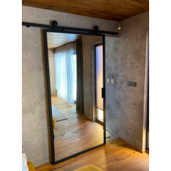 Custom sliding steel door...