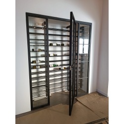 Black pivot steel interior...