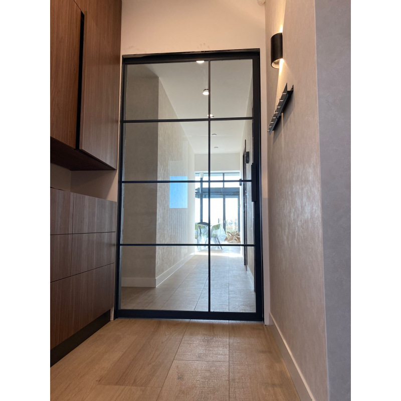 Steel sliding door for building pocket 8D