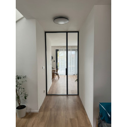 Minimalist framed door...