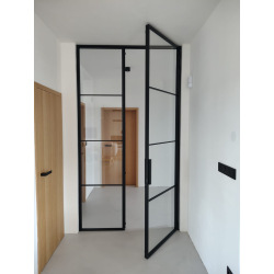 Double-leaf modern door...