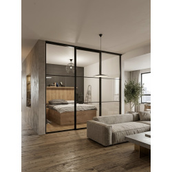 Industrial interior wall...